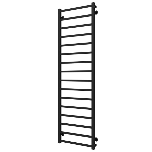 Buy water heated towel rail Forest P16 500х1600 Deffi stainless steel (Black, Side right connection)