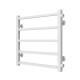 Buy water heated towel rail Forest P5 500х500 Deffi stainless steel (White, Side right connection)