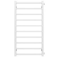 Water heated towel rail Forest P10 600х1000 Deffi stainless steel (White, Side right connection)