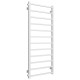 Buy water heated towel rail Forest P12 600х1200 Deffi stainless steel (White, Side left connection)