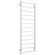 Buy water heated towel rail Forest P13 600х1400 Deffi stainless steel (White, Side left connection)