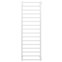 Water heated towel rail Forest P16 600х1600 Deffi stainless steel (White, Side right connection)