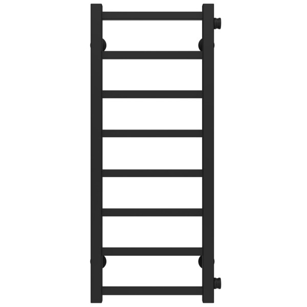 Buy water heated towel rail Forest P8 600х800 Deffi stainless steel (Black, Side right connection)