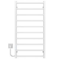 Electric towel dryer Forest P10 500х1000 Deffi stal nierdzewna (Biały, WD04, Połączenie lewe)