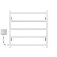 Electric towel dryer Forest P5 500х500 Deffi edelstahl (Weiss, WD04, Linker Anschluss)