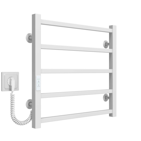 Elektrischen Handtuchwärmer kaufen Forest P5 500х500 Deffi edelstahl (Weiss, WD04, Linker Anschluss) 
