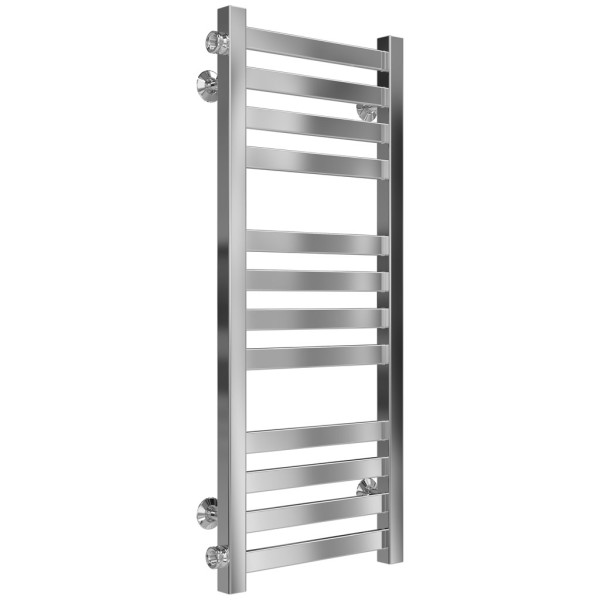 Buy water heated towel rail Magnus P12 200х800 Deffi stainless steel (Chrome, Side left connection)