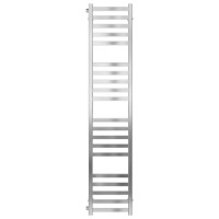 Water heated towel rail Magnus P20 200х1600 Deffi stainless steel (Chrome, Side left connection)