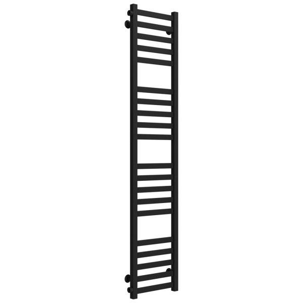 Buy water heated towel rail Magnus P20 200х1600 Deffi stainless steel (Black, Side left connection)