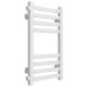 Buy water heated towel rail Magnus P8 200х600 Deffi stainless steel (White, Side left connection)