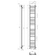 Buy water heated towel rail Magnus P20 200х1600 Deffi stainless steel (Chrome, Side right connection)