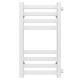 Buy water heated towel rail Magnus P8 200х600 Deffi stainless steel (White, Side right connection)