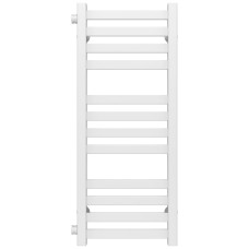 Water heated towel rail Magnus P12 300х800 Deffi stainless steel (White, Side left connection)