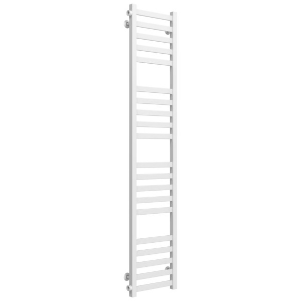 Buy water heated towel rail Magnus P20 300х1600 Deffi stainless steel (White, Side left connection)