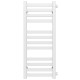 Buy water heated towel rail Magnus P12 300х800 Deffi stainless steel (White, Side right connection)