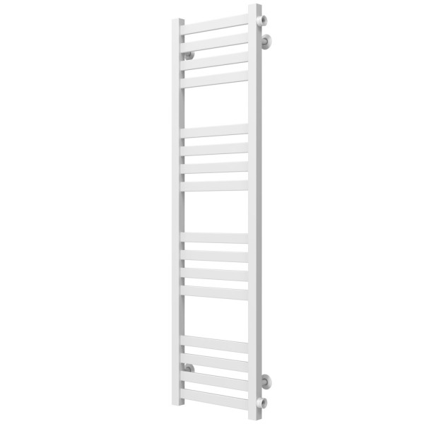 Buy water heated towel rail Magnus P16 300х1200 Deffi stainless steel (White, Side right connection)
