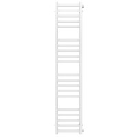 Water heated towel rail Magnus P20 300х1600 Deffi stainless steel (White, Side right connection)