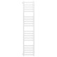 Buy water heated towel rail Magnus P20 400х1600 Deffi stainless steel (White, Side left connection)
