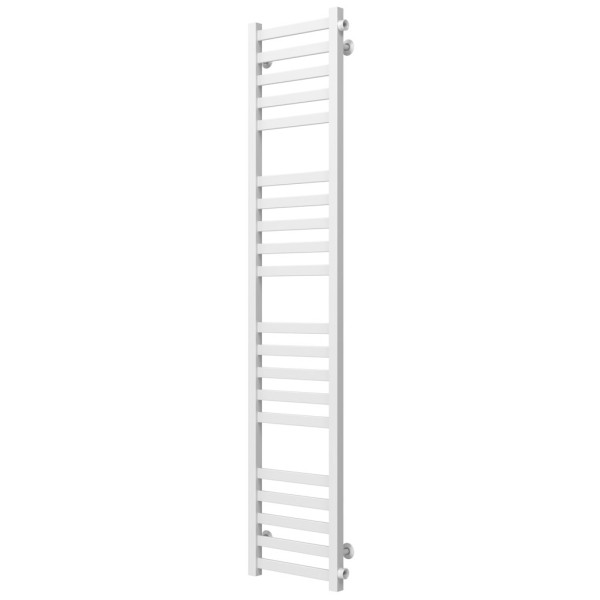 Buy water heated towel rail Magnus P20 400х1600 Deffi stainless steel (White, Side right connection)