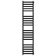 Buy water heated towel rail Magnus P20 400х1600 Deffi stainless steel (Black, Side right connection)