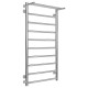 Buy water heated towel rail Terma P10 500х1000 Deffi stainless steel (Chrome, Side left connection)