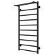 Buy water heated towel rail Terma P10 500х1000 Deffi stainless steel (Black, Bottom connection)