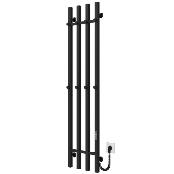 Elektrischen Handtuchwärmer kaufen Split P4 300х1400 Deffi edelstahl (Schwarz, JD04, Richtige Verbindung) 