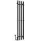 Buy electric heated towel rail Split P4 300х1600 Deffi stainless steel (Black, JD04, Left connection)
