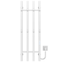 Elektrischer Handtuchwärmer Split P4 300х1000 Deffi edelstahl (Weiss, WD04, Richtige Verbindung)