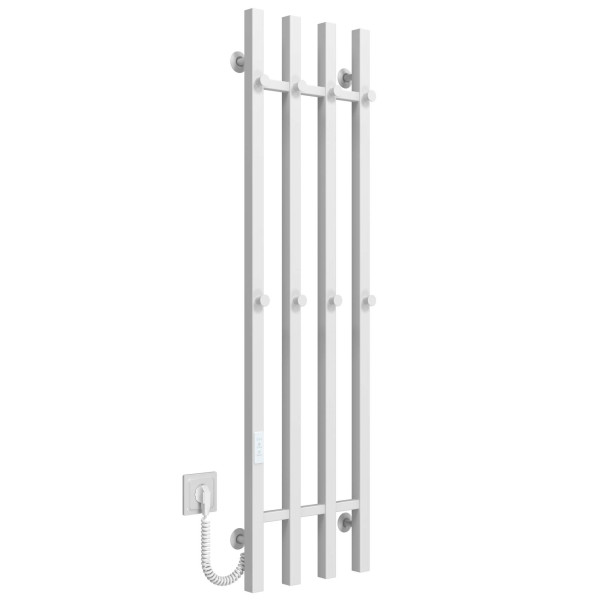 Elektrischen Handtuchwärmer kaufen Split P4 300х1200 Deffi edelstahl (Weiss, WD04, Linker Anschluss) 
