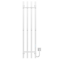 Elektrischer Handtuchwärmer Split P4 300х1400 Deffi edelstahl (Weiss, WD04, Richtige Verbindung)