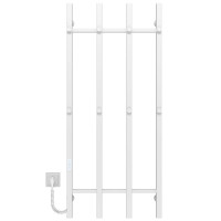Elektrischer Handtuchwärmer Split P4 500х1200 Deffi edelstahl (Weiss, WD04, Linker Anschluss)
