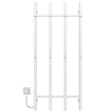 Electric heated towel rail Split P4 500х1200 Deffi stainless steel (White, WD04, Left connection)