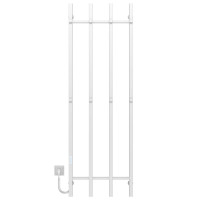 Elektrischer Handtuchwärmer Split P4 500х1600 Deffi edelstahl (Weiss, WD04, Linker Anschluss)