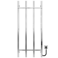 Elektrischer Handtuchwärmer Split P4 500х1200 Deffi edelstahl (Chrom, JD04, Richtige Verbindung)