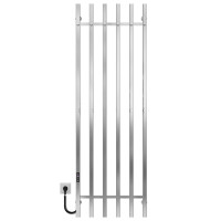 Elektrischer Handtuchwärmer Split P6 500х1600 Deffi edelstahl (Chrom, JD04, Linker Anschluss)