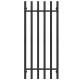Wasserbeheizter Handtuchhalter Split P6 500х1200 Deffi edelstahl (Schwarz, Anschluss unten)