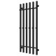 Wasserbeheizter Handtuchhalter Split P6 500х1200 Deffi edelstahl (Schwarz, Anschluss unten)