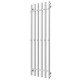 Buy water heated towel rail Split P6 500х1600 Deffi stainless steel (White, Side right connection)