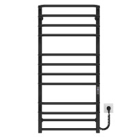 Elektrischer Handtuchwärmer Lux P12 600х1100 Deffi edelstahl (Schwarz, JD04, Richtige Verbindung)