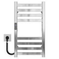 Elektryczny podgrzewacz ręczników Magnus P8 400х600 Deffi stal nierdzewna (Chrome, JD04, Połączenie lewe)