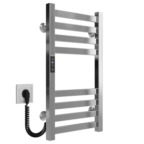 Elektrischen Handtuchwärmer kaufen Magnus P8 400х600 Deffi edelstahl (Chrom, JD04, Linker Anschluss) 