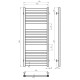 Купити рушникосушарку електричну Magnus П15 400х1000 Deffi нержавіюча сталь (Чорний, JD04, Ліве підключення)