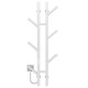 Buy electric heated towel rail Sakura P6 100х1000 E Deffi stainless steel (White, WD04, Left connection)
