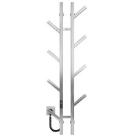 Elektrischer Handtuchwärmer Sakura P8 100х1200 E Deffi edelstahl (Chrom, JD04, Linker Anschluss)