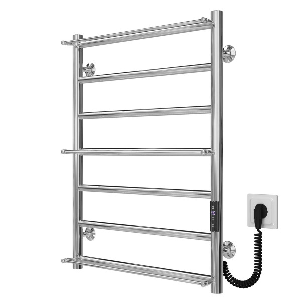 Купити рушникосушарку електричну Ladder П7 500х700 Deffi нержавіюча сталь (Хром, JD03, Праве підключення)