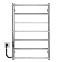 Elektrischer Handtuchwärmer Ladder P7 500х800 Deffi edelstahl (Chrom, JD03, Linker Anschluss)