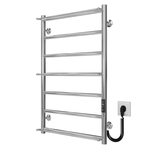 Купити рушникосушарку електричну Ladder П7 500х800 Deffi нержавіюча сталь (Хром, JD03, Праве підключення)