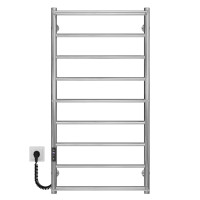 Elektrischer Handtuchwärmer Ladder P9 500х1000 Deffi edelstahl (Chrom, JD03, Linker Anschluss)