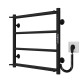 Elektrischen Handtuchwärmer kaufen Ladder P4 400х500 Deffi edelstahl (Schwarz, JD03, Richtige Verbindung) 